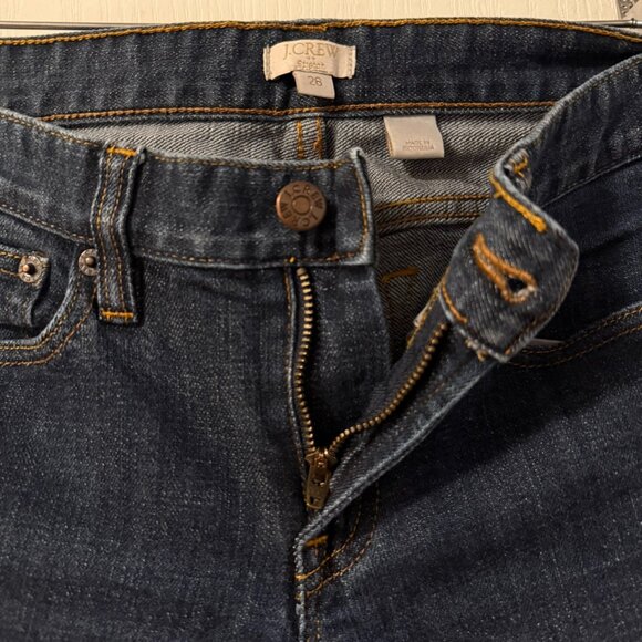 J. Crew Factory stretch ankle and cropped straight leg Jean - Picture 3 of 10